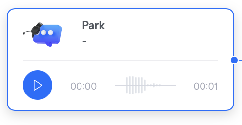Screenshot of the "Park" menu block in my Smart Attendant as described above.